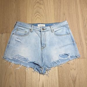 Pacsun High Rise Ripped Shorts. Size 28
